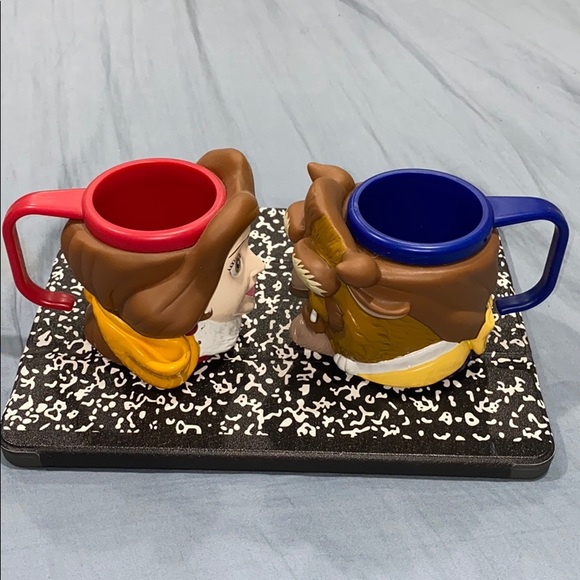 Disney’s Beauty and the Beast 2pc 3D Face Cups 👸 - Picture 3 of 6